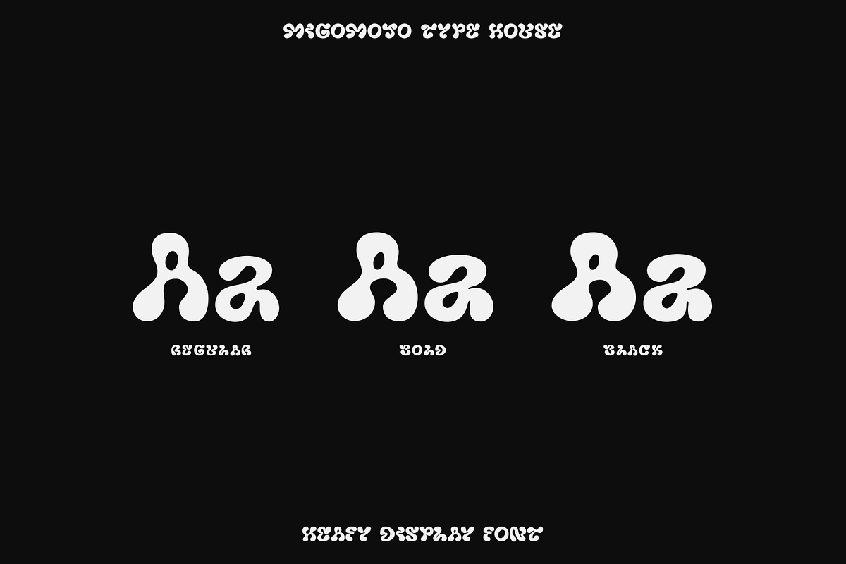 Heafy Display Font, a Handwritten Font by Migomojo Type House (Photo 4 of 10)