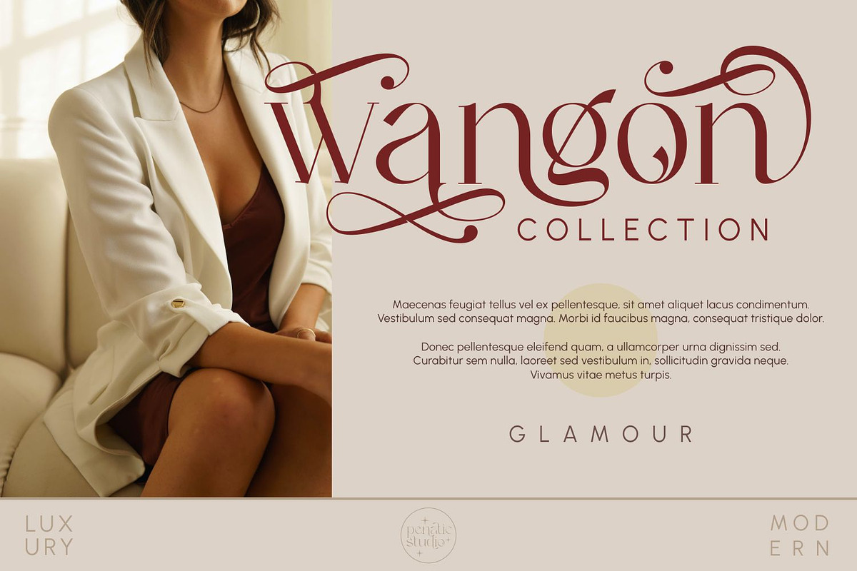 Thirossa _ beauty typeface, a Serif Font by Penatic Studio (Photo 3 of 10)