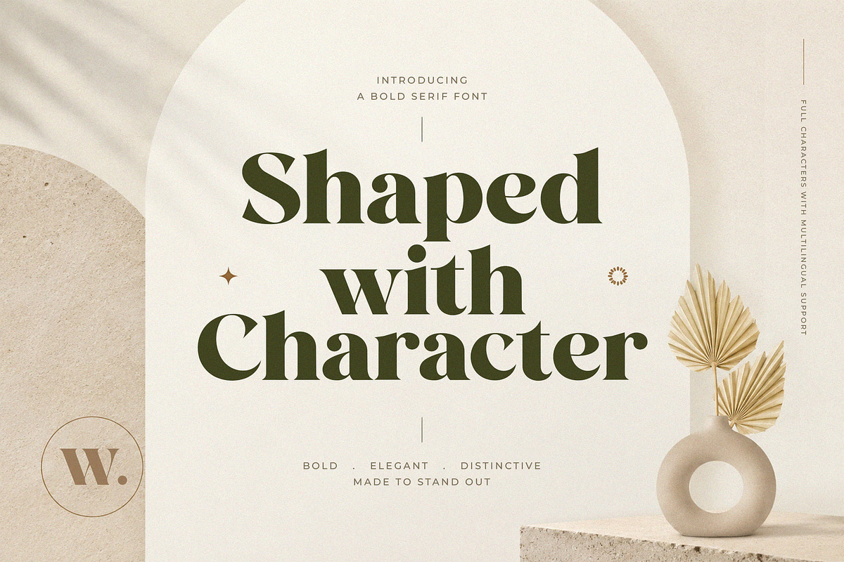 Wolffin - Bold Serif Font, a Serif Font by NTC Graphic (Photo 2 of 13)