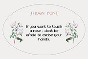 Thorn Font, a Font by Mymlan Shop (Thumbnail 6 of 9)