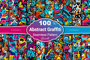 Graffiti Pattern, a Pattern Graphic by Forhadx5