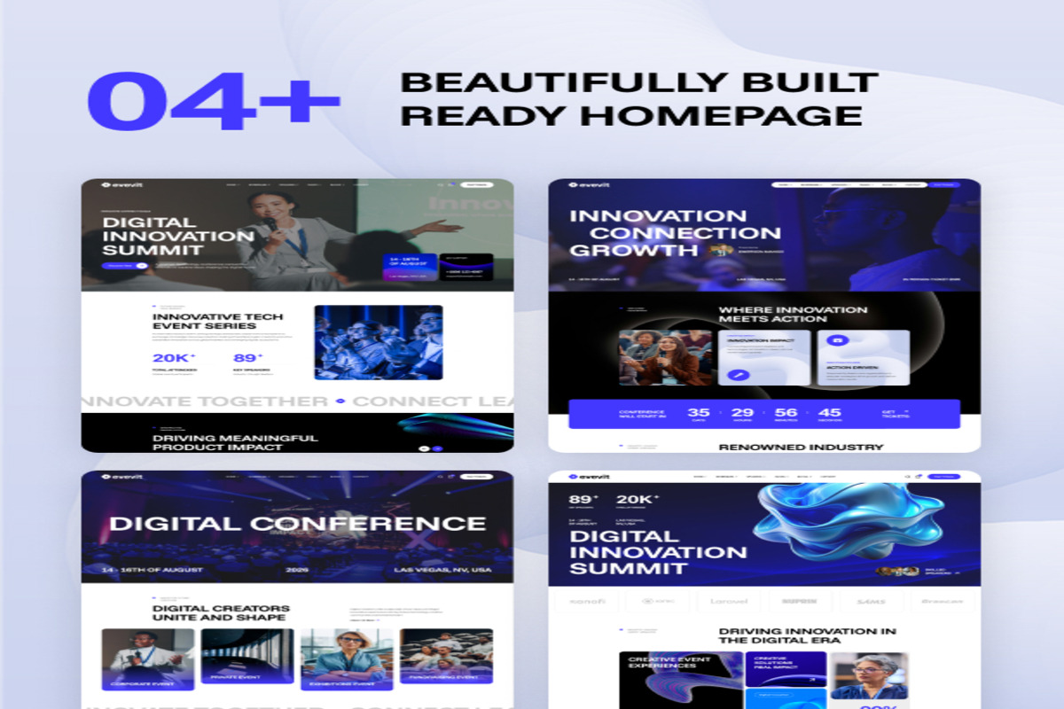 Evevit – Conference & Event, a WordPress Template by Opal Wordpress Theme (Photo 2 of 8)