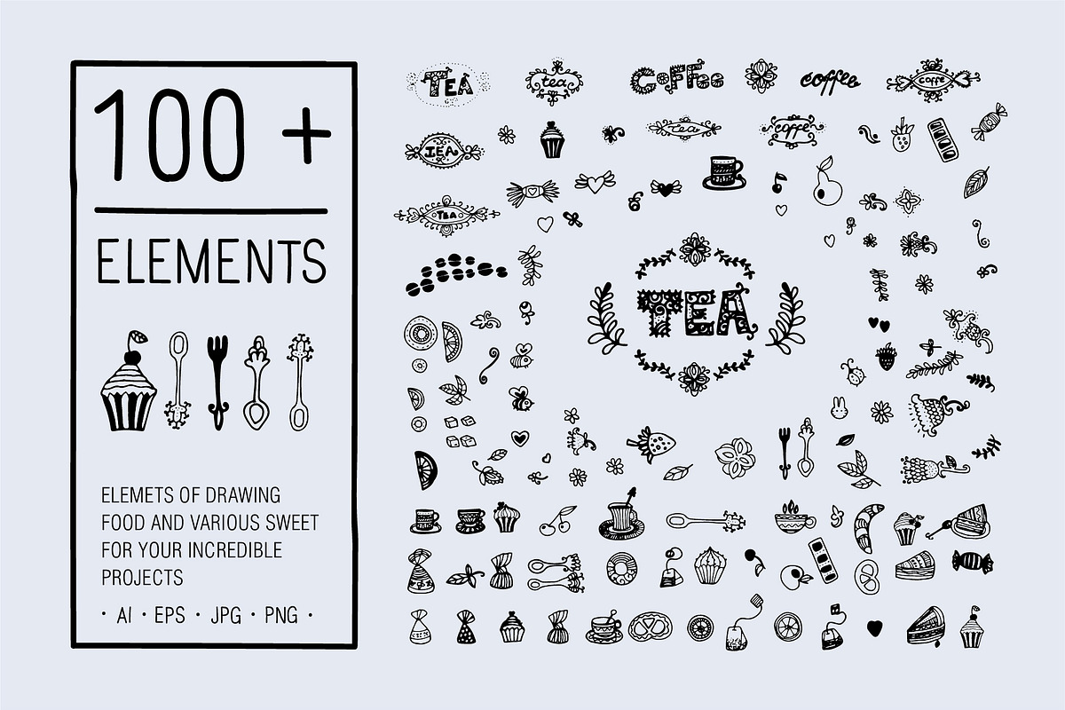 Hand draw Cookies, an Object Graphic by Vladimir Vihrev (Photo 7 of 10)