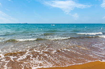 Xi Beach morning view (Greece, Kefalonia)., a Nature Photo by YuriyB