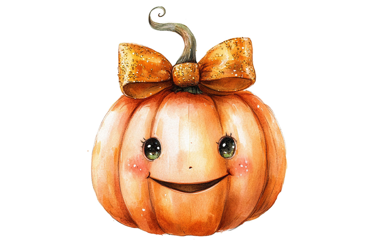 Kawaii  Pumpkin Sublimation, an Illustration by Designworld (Photo 4 of 6)