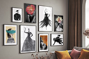 Abstract ink beauty print, a Decorative Illustration by Muzi pear studio (Thumbnail 6 of 10)