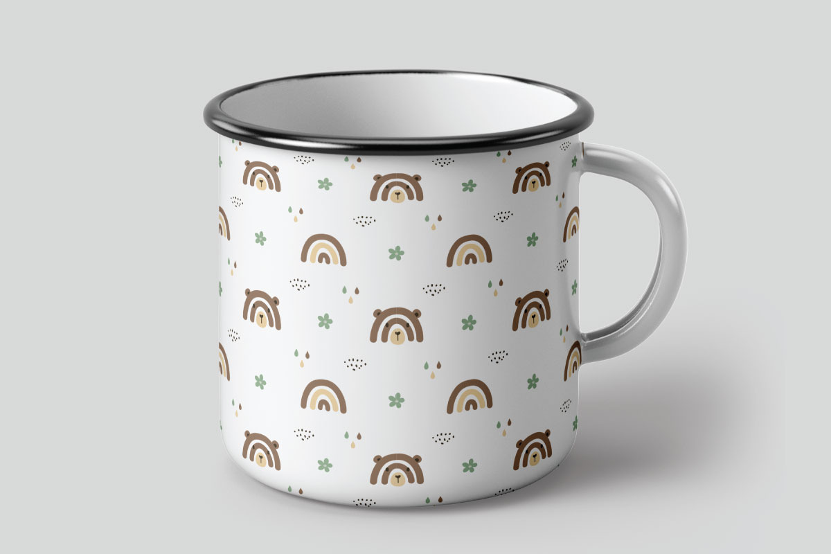 Seamless patterns with cute bear, a Pattern Graphic by lindoet23 (Photo 3 of 3)