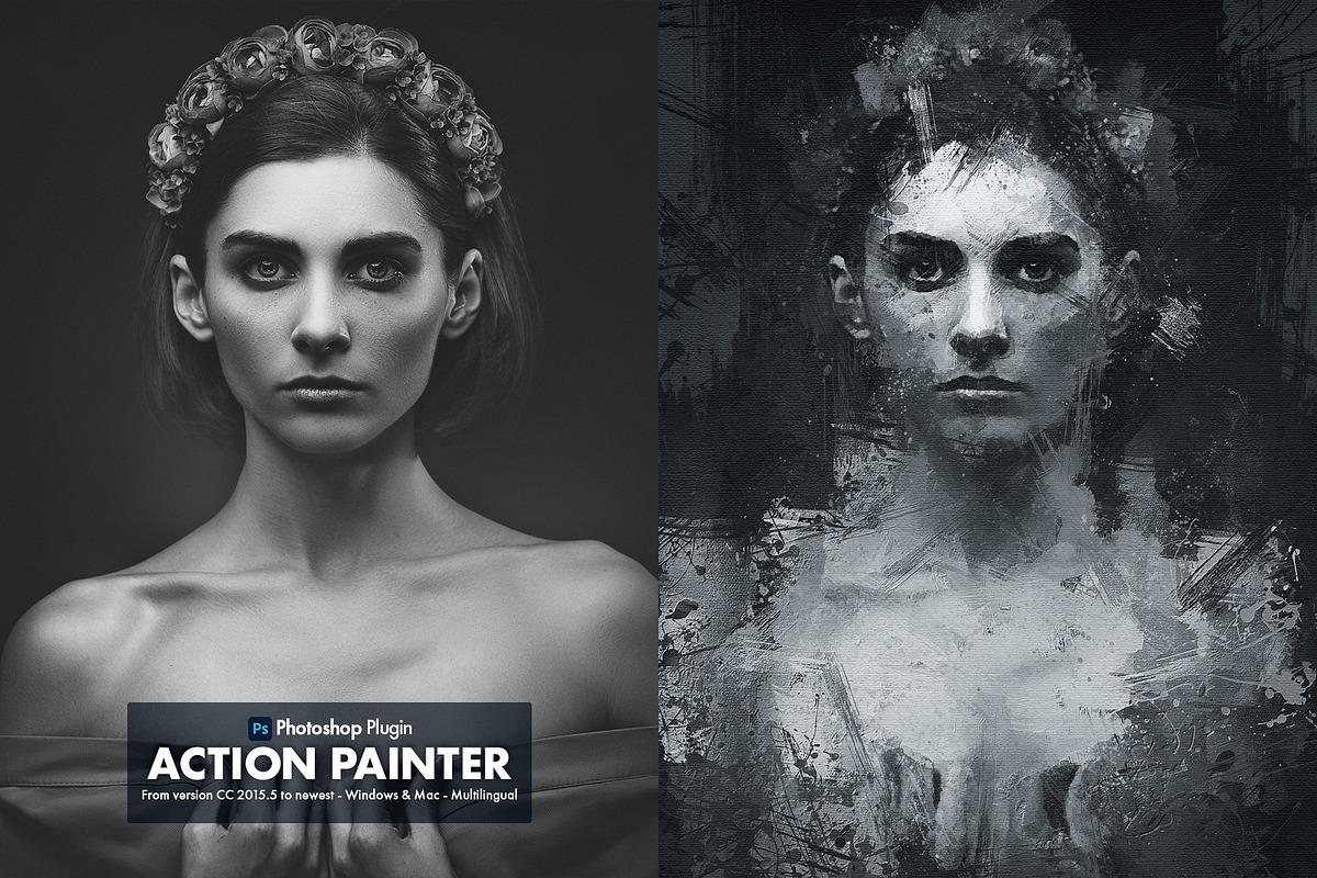 Action Painter Photoshop Plugin, a Plug-in Add-On by Blacknull (Photo 9 of 17)