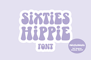 The best Sixties Hippie Font, a Sans Serif Font by Little Type Factory (Thumbnail 12 of 12)