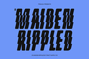 CS Maiden Rippled, a Sans Serif Font by Craft Supply Co. (Thumbnail 1 of 8)