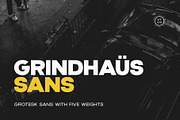 Grindhaus Sans, a Sans Serif Font by Vintage Type Company (Thumbnail 1 of 13)