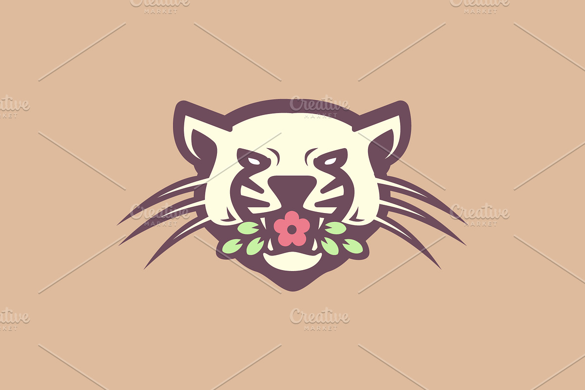 beast animal roar leopard logo, a Branding & Logo Template by devastd