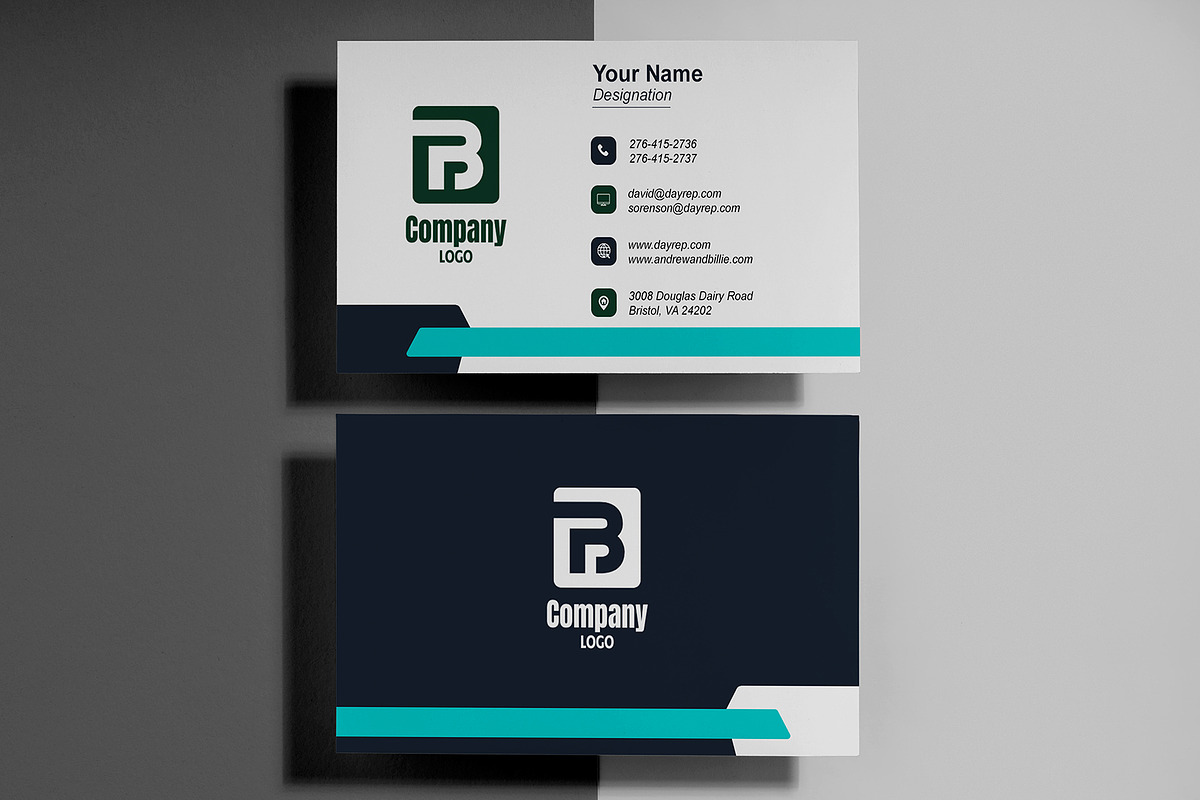 Administrative Business Card PSD preview 2