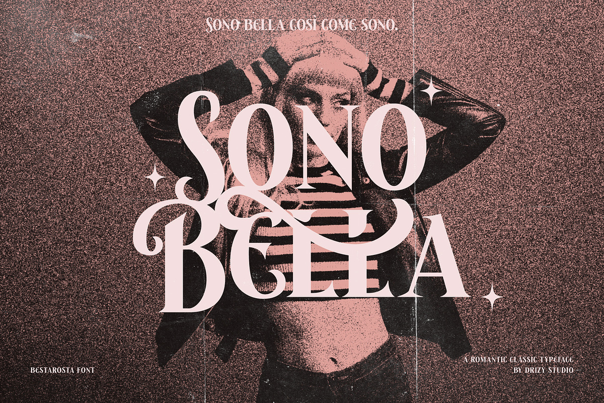 Besta Rosta - Romantic Classic Font, a Serif Font by Drizy (Photo 7 of 10)