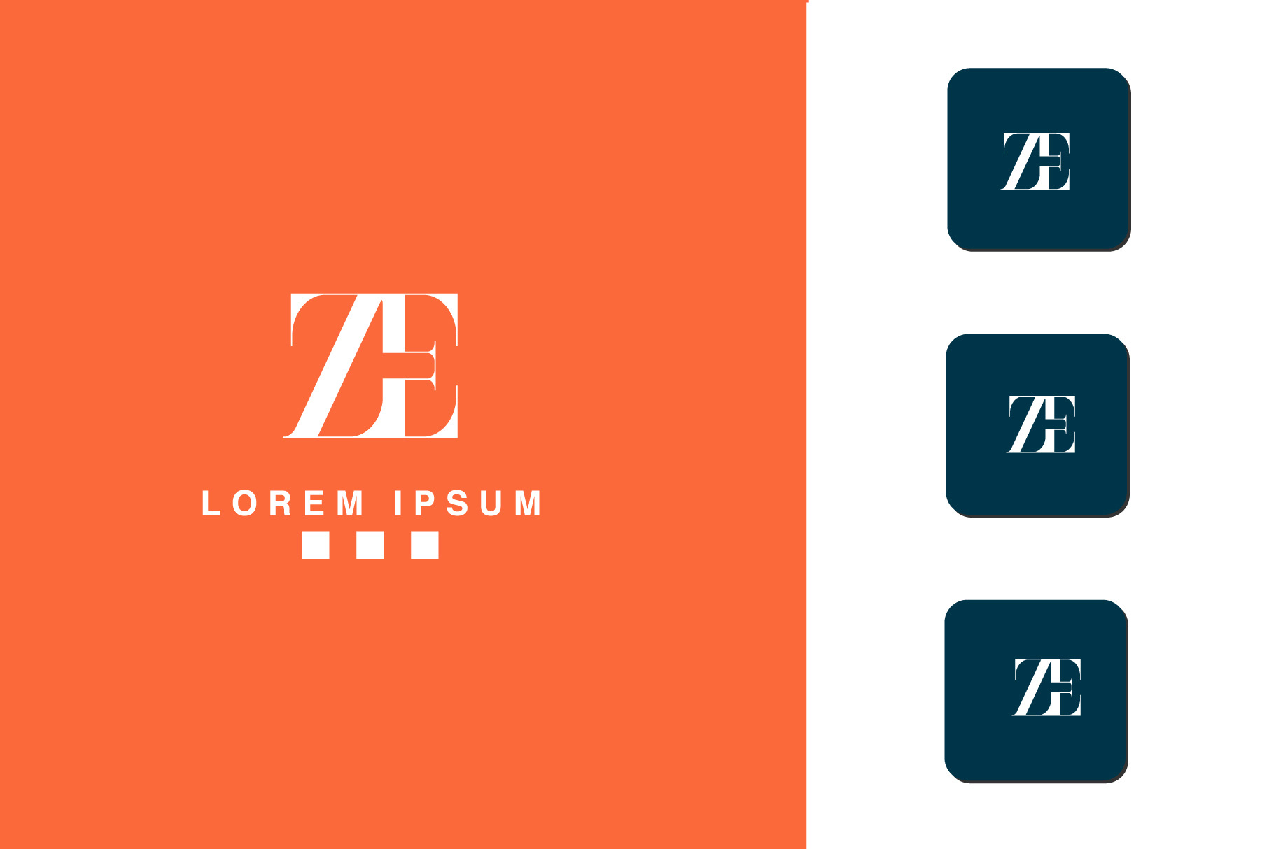ZE, EZ Abstract logo design, a Branding & Logo Template by art_creater ...
