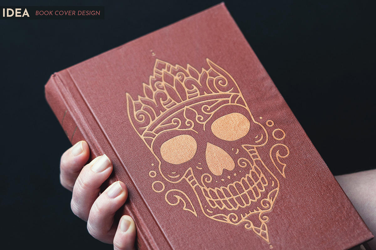 100 Decorative Vector Skulls, a Decorative Illustration by pixaroma (Photo 30 of 37)