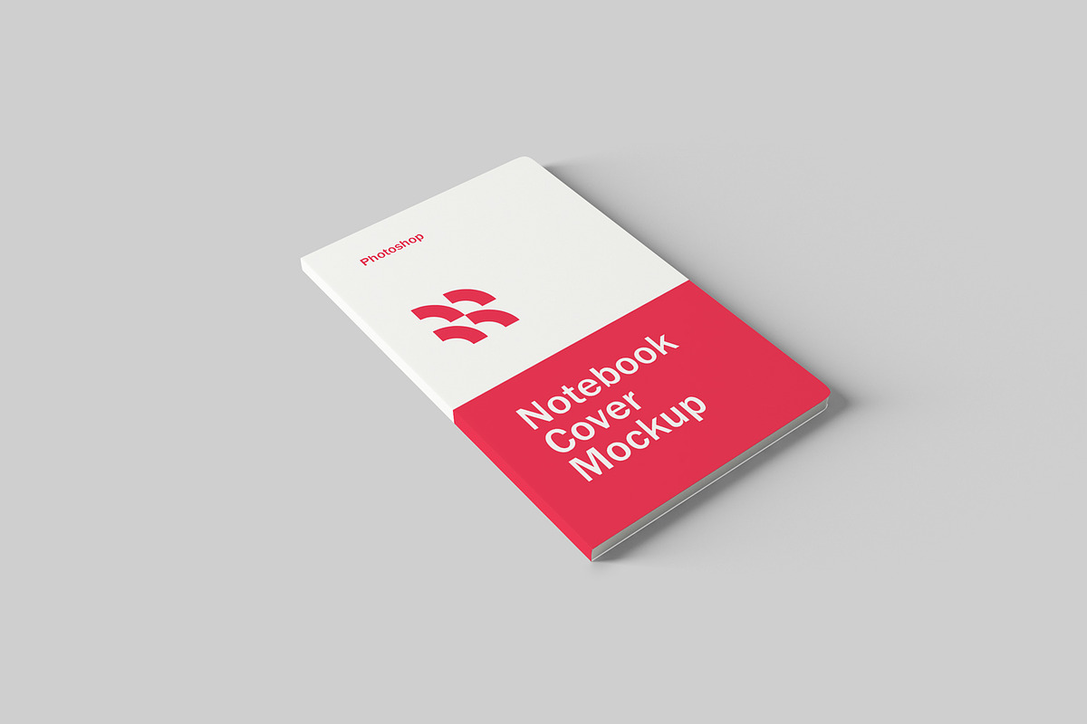 Notebook Cover Mockups, a Print Template by artimasa (Photo 2 of 5)