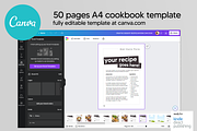 Canva Recipes Cookbook Template, a Magazine Template by DeLaGranSiete (Thumbnail 9 of 9)