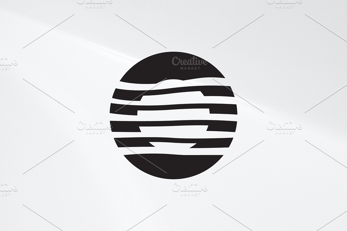Letter O sun logo design template, a Branding & Logo Template by Amadul11 (Photo 1 of 4)