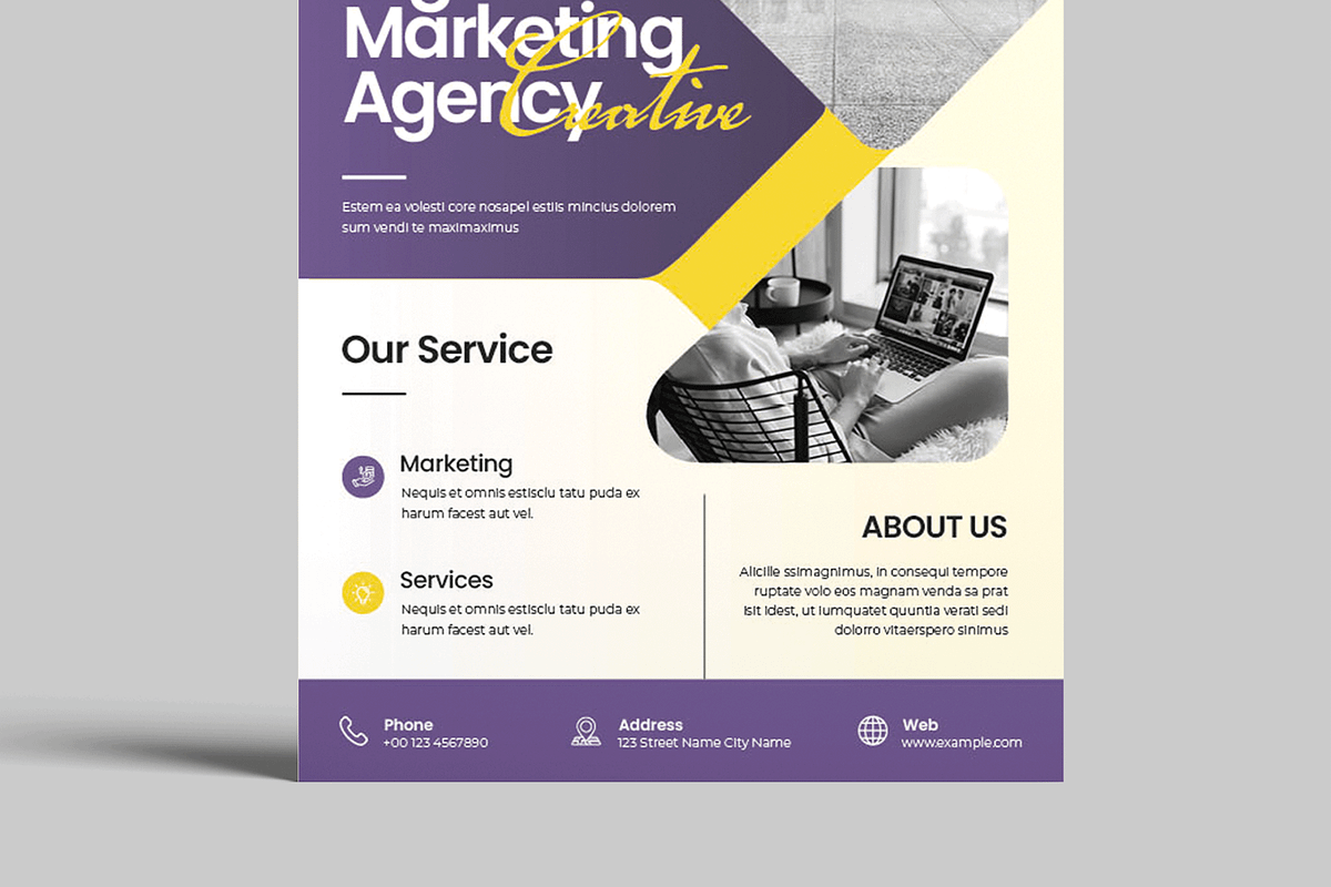 Digital Marketing Agency Flyer, a Flyer Template by MightyDesign (Photo 5 of 8)