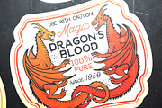 Halloween Bottle Labels, a Food Illustration by Moloko88 (Thumbnail 4 of 7)