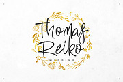 Earnis, a Script Font by vuuuds (Thumbnail 3 of 6)