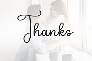 Mother Day Script Font