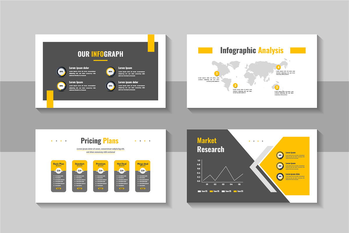 Business Marketing Plan Pitch Deck, a Presentation Template by Pavel_design (Photo 3 of 4)