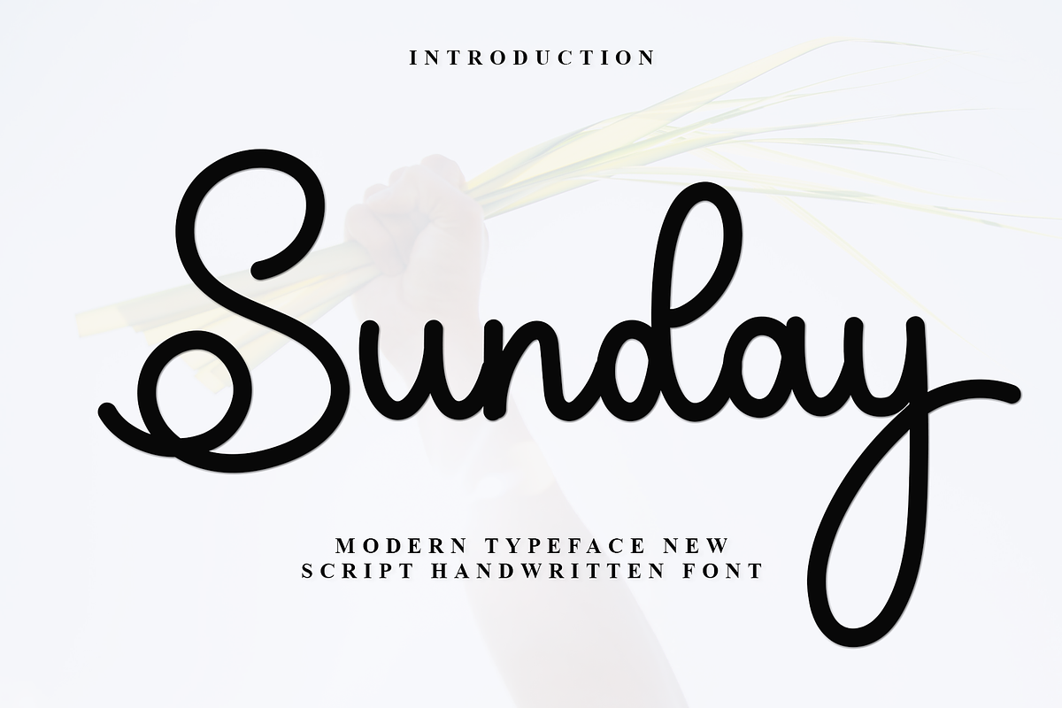 Sunday, a Handwritten Font by InermediaSTUDIO (Photo 1 of 7)