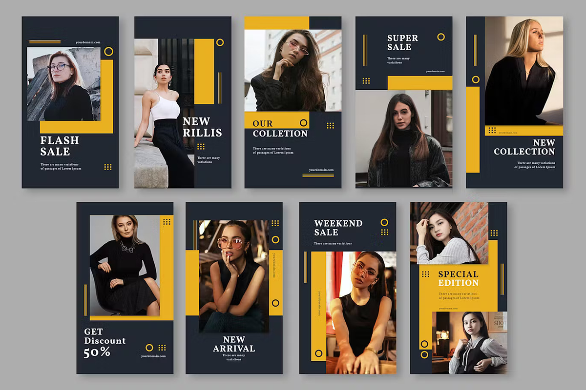 BMS Instagram Stories Template, a Social Media Template by Xtrahive (Photo 2 of 2)