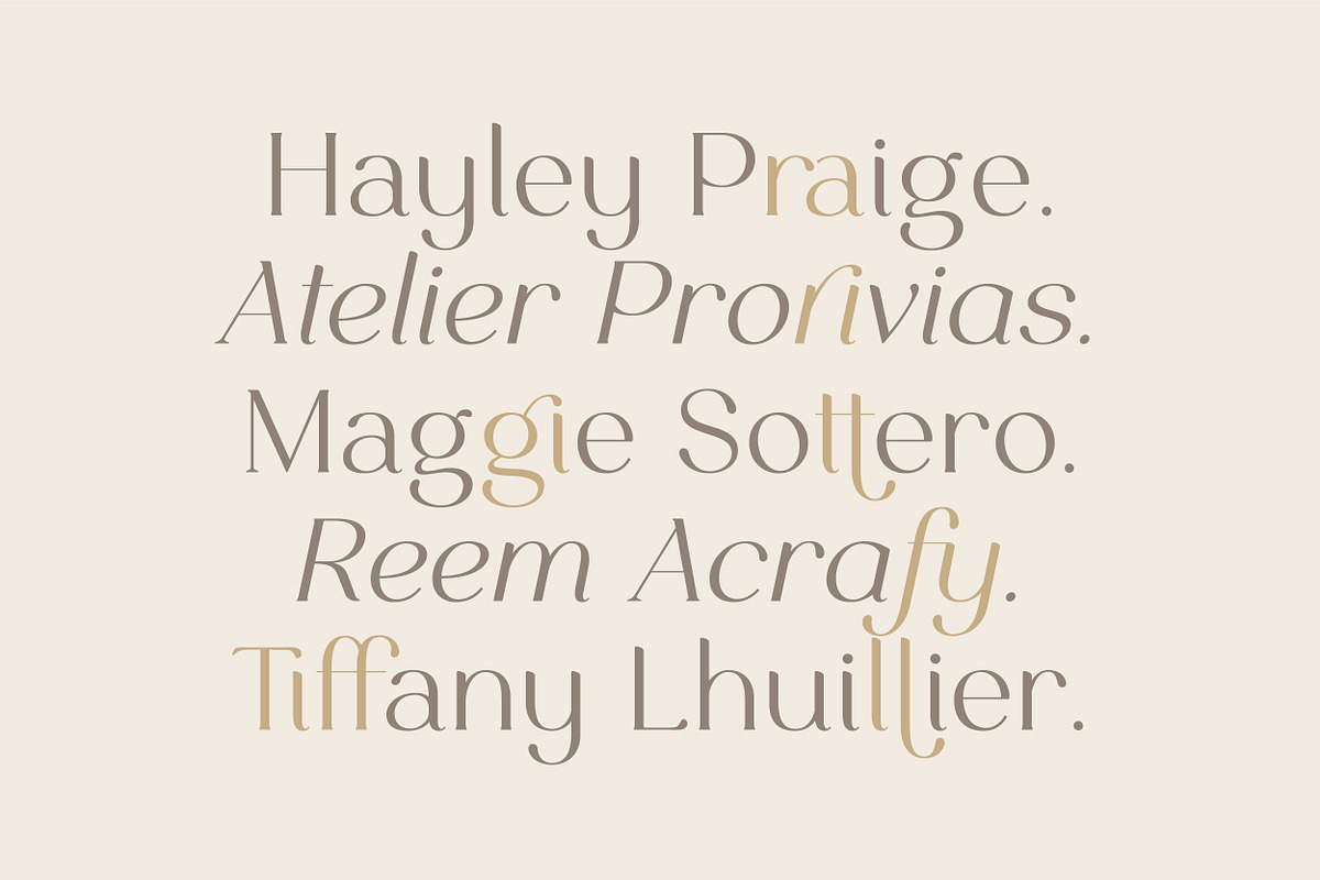 Celine - Delicate Playful Serif, a Serif Font by Bellevue Studio (Photo 8 of 18)