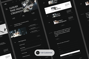 Luxxe - Design Agency Landing Page