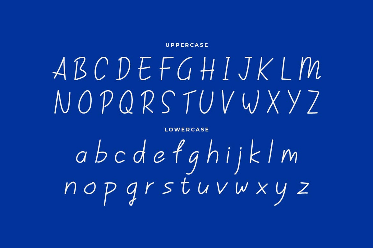 Juwitta Handwritten Font, a Handwritten Font by Artiveko (Photo 2 of 6)