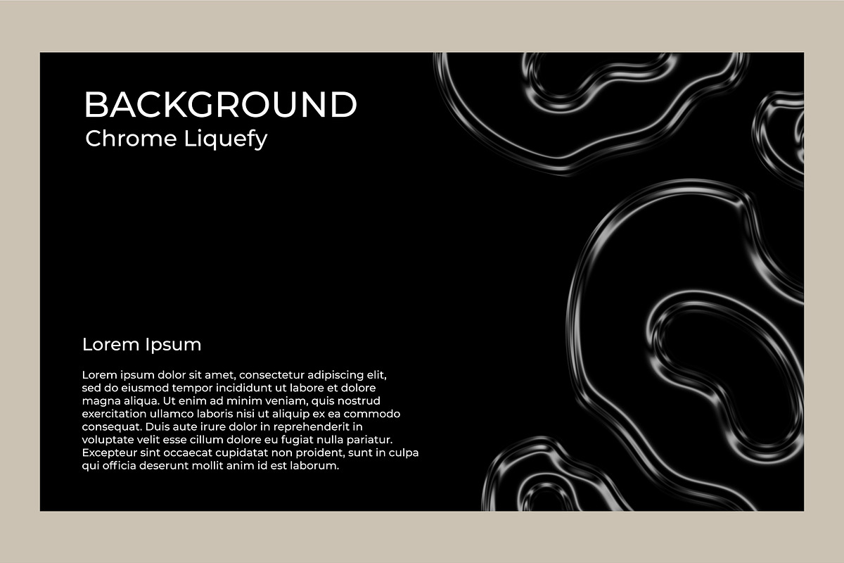 Chrome Liquefy Background Bundle, a Background Graphic by krhstd (Photo 4 of 6)