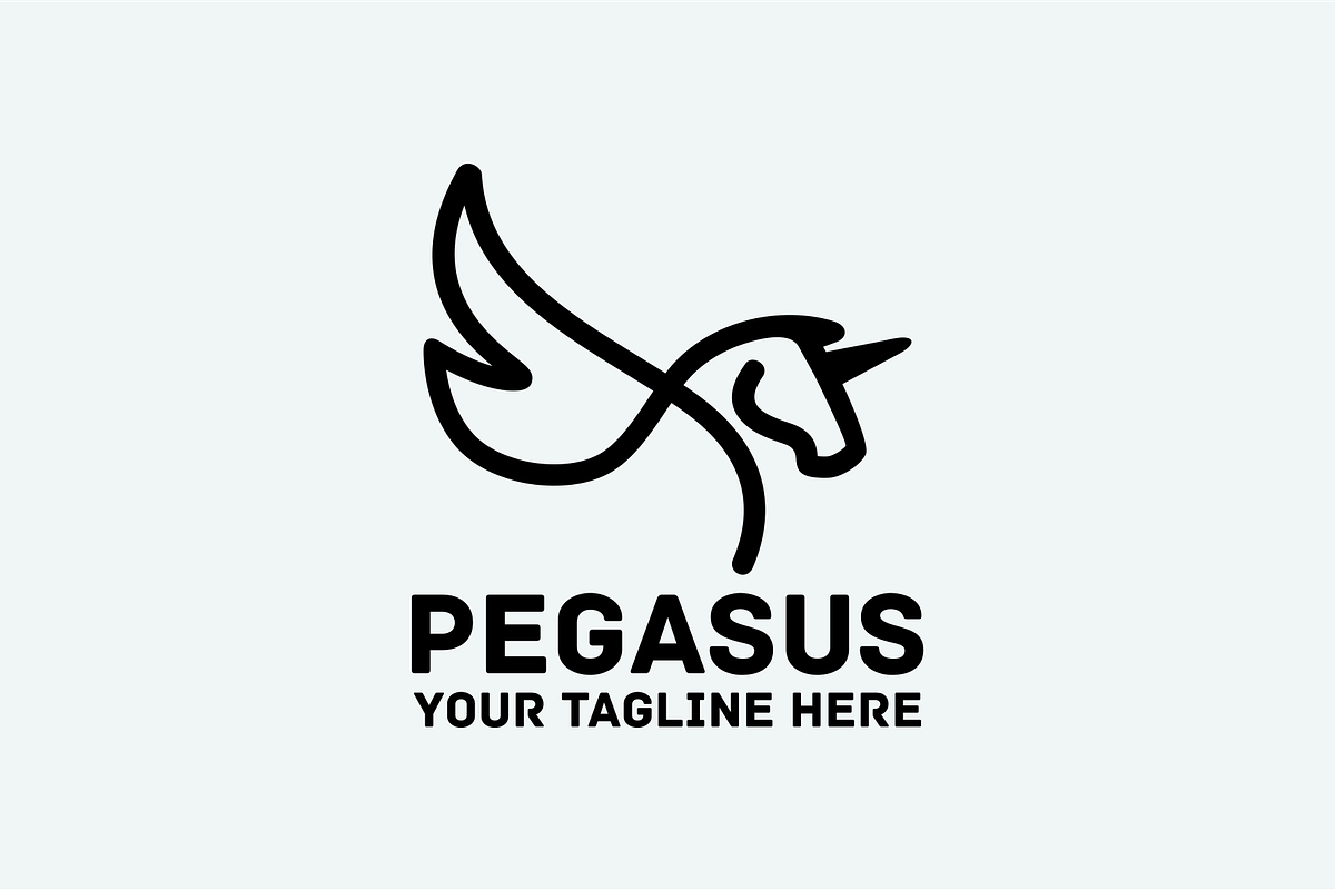Pegasus Logo, a Branding & Logo Template by Logosava (Photo 1 of 3)
