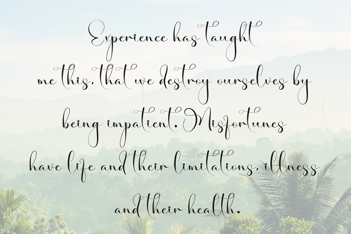 Easterday | Script Font, a Handwritten Font by Scratchones (Photo 6 of 9)