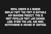 Royal Coboys - Western Font, a Serif Font by QR Design Studio (Thumbnail 4 of 6)