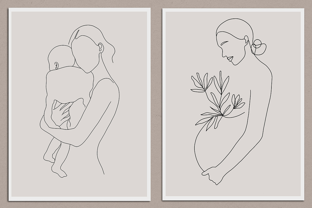 Mother’s Day Line Art, a Decorative Illustration by Miracles Everywhere (Photo 3 of 7)