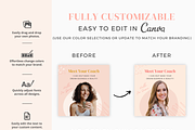 Boho Coach Instagram Templates, a Social Media Template by Ciera Design Templates (Thumbnail 8 of 9)