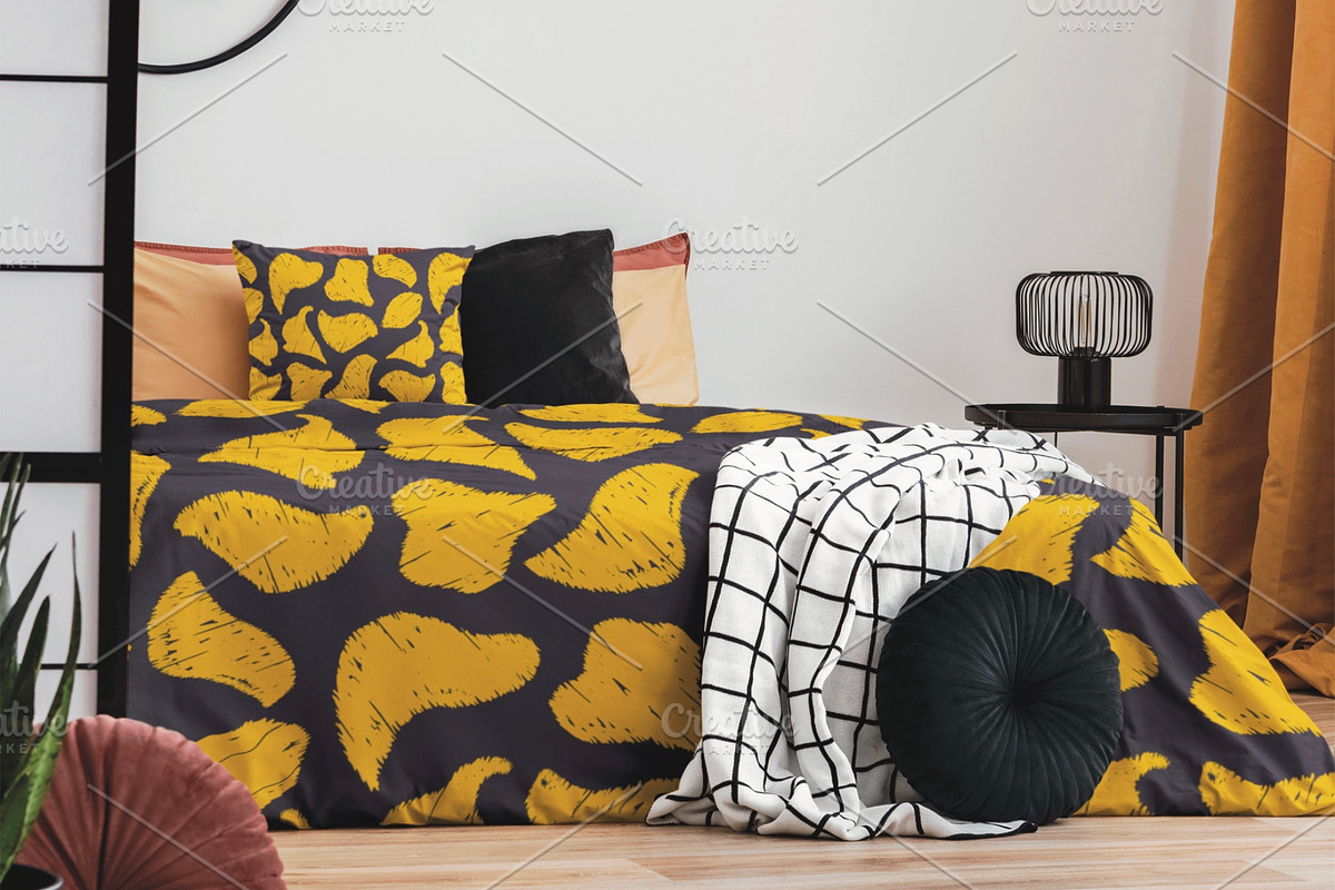 Ikat Minimalist Leaf Pattern, a Pattern Graphic by PPEthnicDecorPattern (Photo 3 of 7)