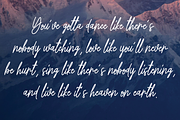 The Vintage | Script Font, a Script Font by Scratchones (Thumbnail 4 of 8)
