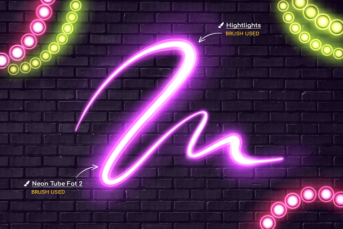 Neon Procreate Brushes, a Brush Add-On by Andrew Skoch Design (Photo 12 of 12)