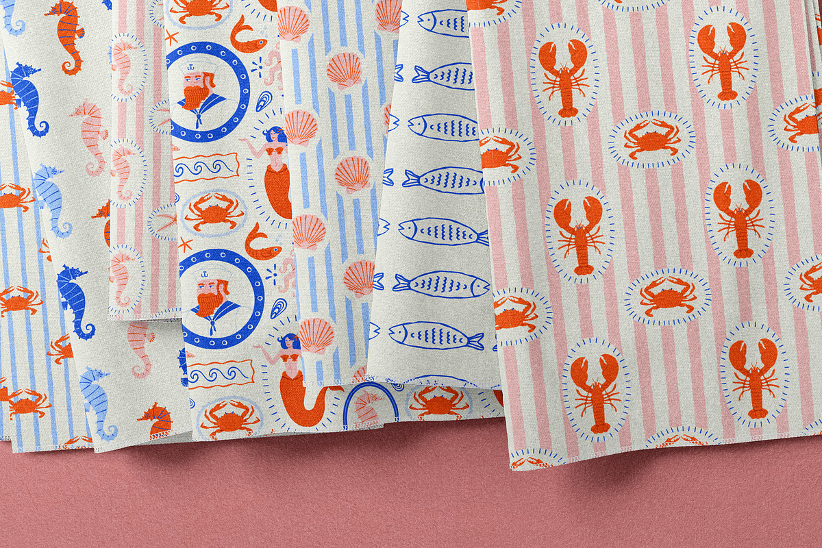 Sea Story: Graphics & Patterns, a Pattern Graphic by Dedraw Studio (Photo 12 of 15)