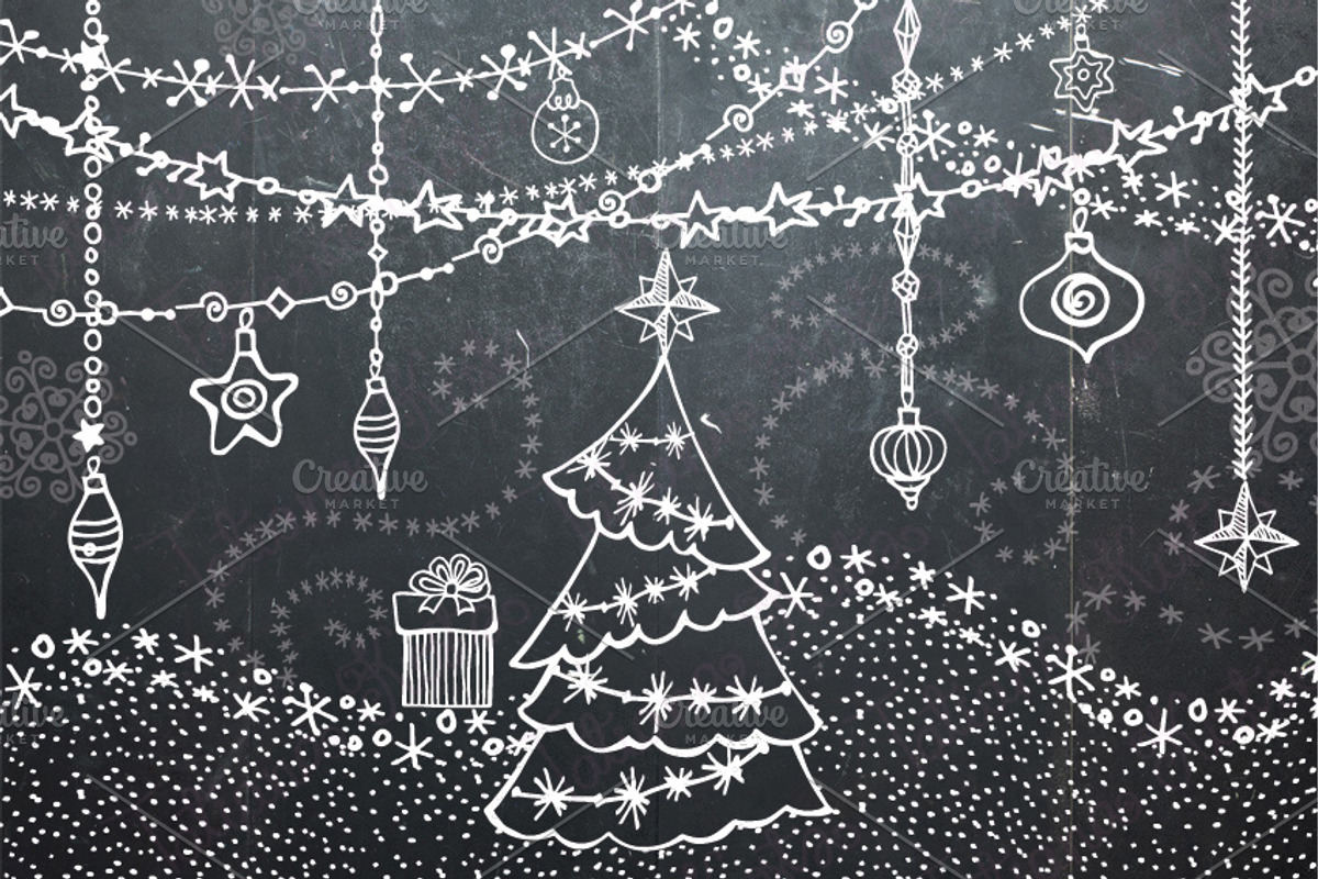 Christmas holiday brushes, a Brush Add-On by Tatianakost49 (Photo 7 of 7)