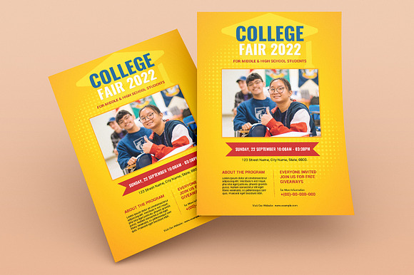 College Fair Flyer Template preview 5