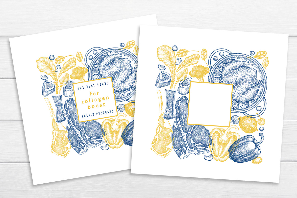 Collagen Diet Vector Collection, a Food Illustration by Lubov Illustrations Shop (Photo 6 of 8)