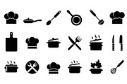 Kitchen Cooking Icon Vector Bundle, an Illustration by jahid234 (Thumbnail 8 of 51)