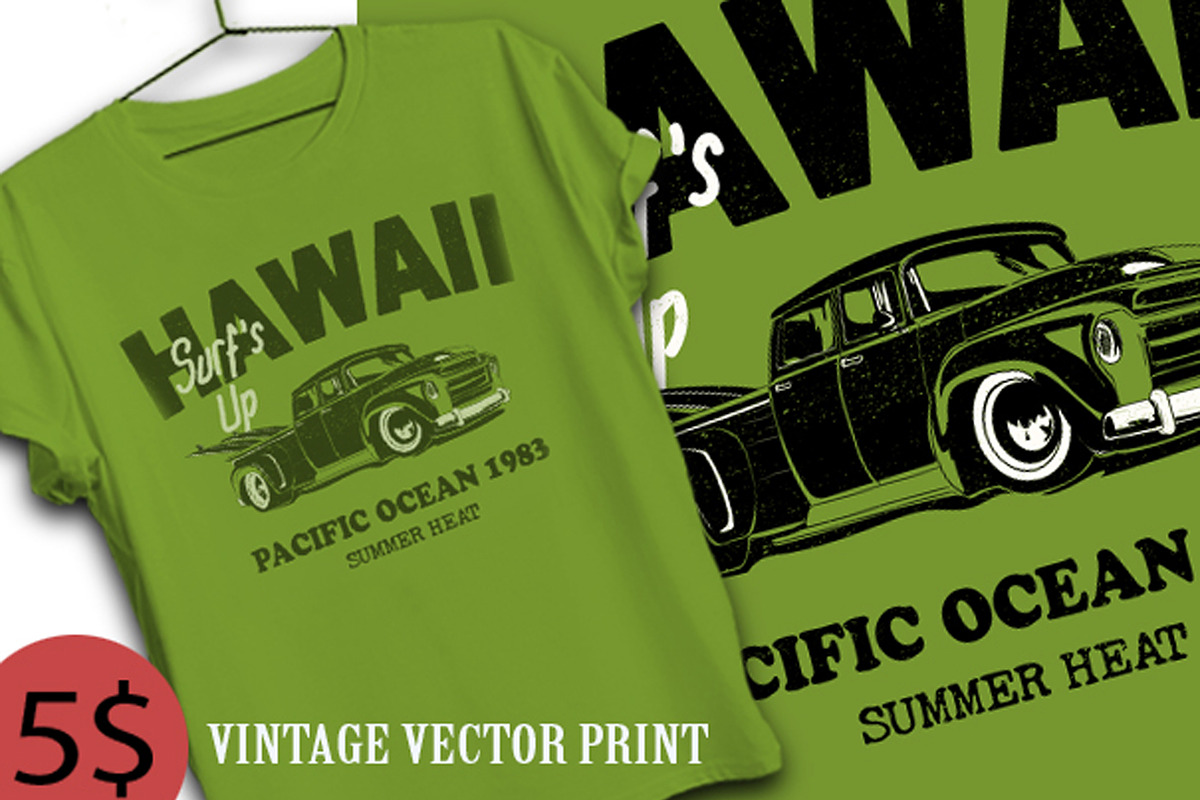 surf car illustration, a Transportation Illustration by swsctn