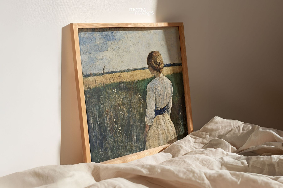 Square Frame Mockup PSD | Wood Frame, a Household Mockup by momomockps (Photo 4 of 11)