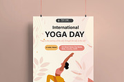 Yoga Day Poster Template, a Flyer Template by MightyDesign (Thumbnail 2 of 8)